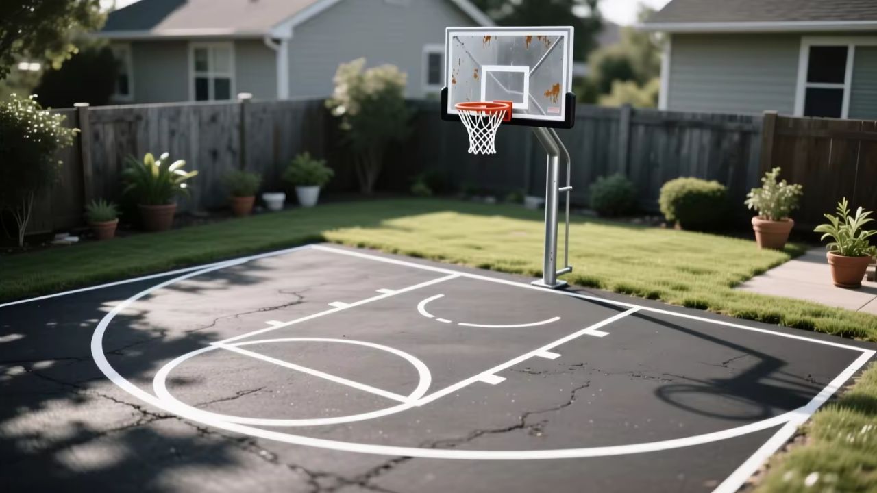 How to Build a Basketball Court in Your Backyard in Just 3 Days